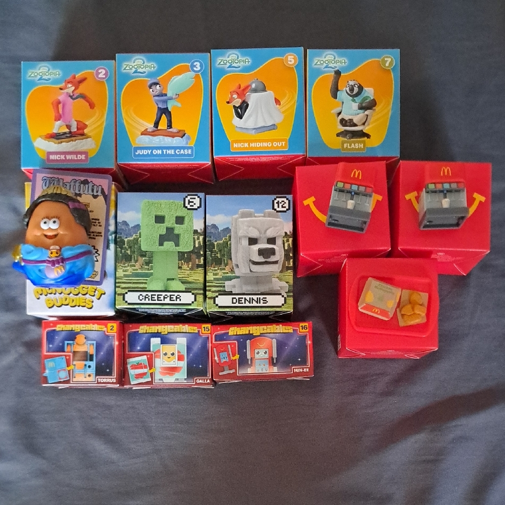Assorted Toy Figurines Collection